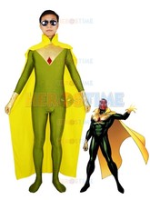 Vision Jonas Superhero Costume Spandex adult halloween cosplay costumes for men The most popular zentai suit