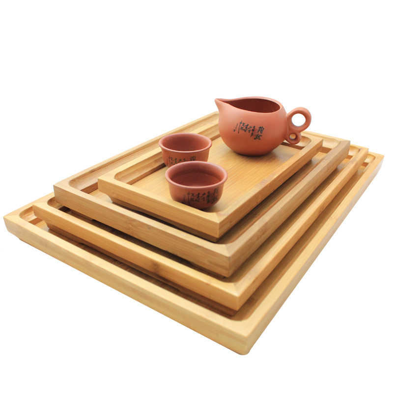 6 size chinese kung fu tea tray natural bamboo han...