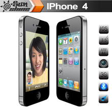 Original Unlocked Apple iPhone 4 Mobile Phone 3.5″ IPS Used Phone GPS iOS iPhone4 WCDMA Smartphone Multi-Language Cell Phones