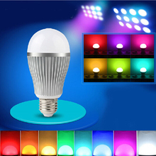 AC85-265V 2.4G Wireless WiFi E27 E14 GU10 Color Temperature Dimmable 110V 220V 4W 5W 6W 9W 12w RGBW RGBWW Smart MiLight LED Bulb