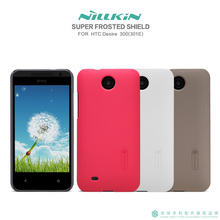 10pcs/lot For HTC Desire 300 301e Original Nillkin Super Shield Shell Matte Hard Back Case + Screen Protector Free Shipping