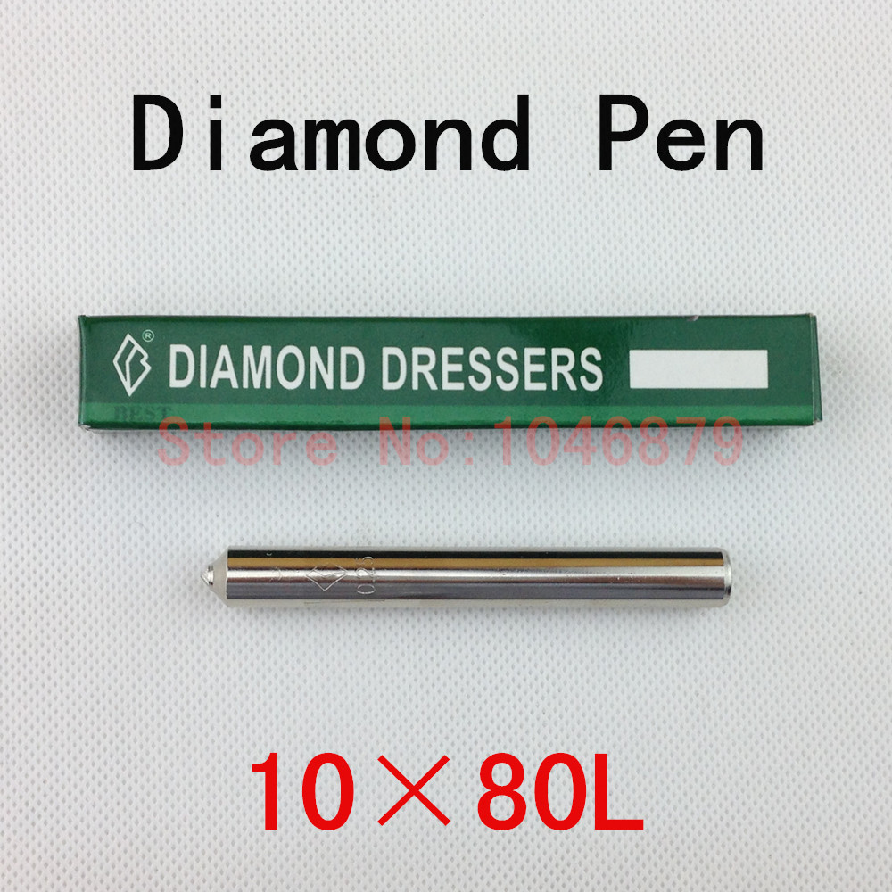 10mm Dia 80mm Length Grinding Wheel Diamond Dressing Pen Dresser Tool,Head for the natural
