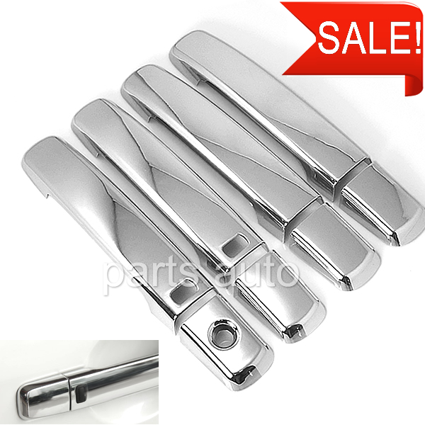 8x New Chrome Door Handle Cover for Nissan 07 12 Altima 07 09 Qashqai 05 08