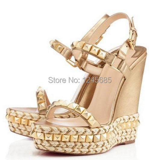 Popular Rope Wedge Sandals Red Bottom-Buy Cheap Rope Wedge Sandals ...