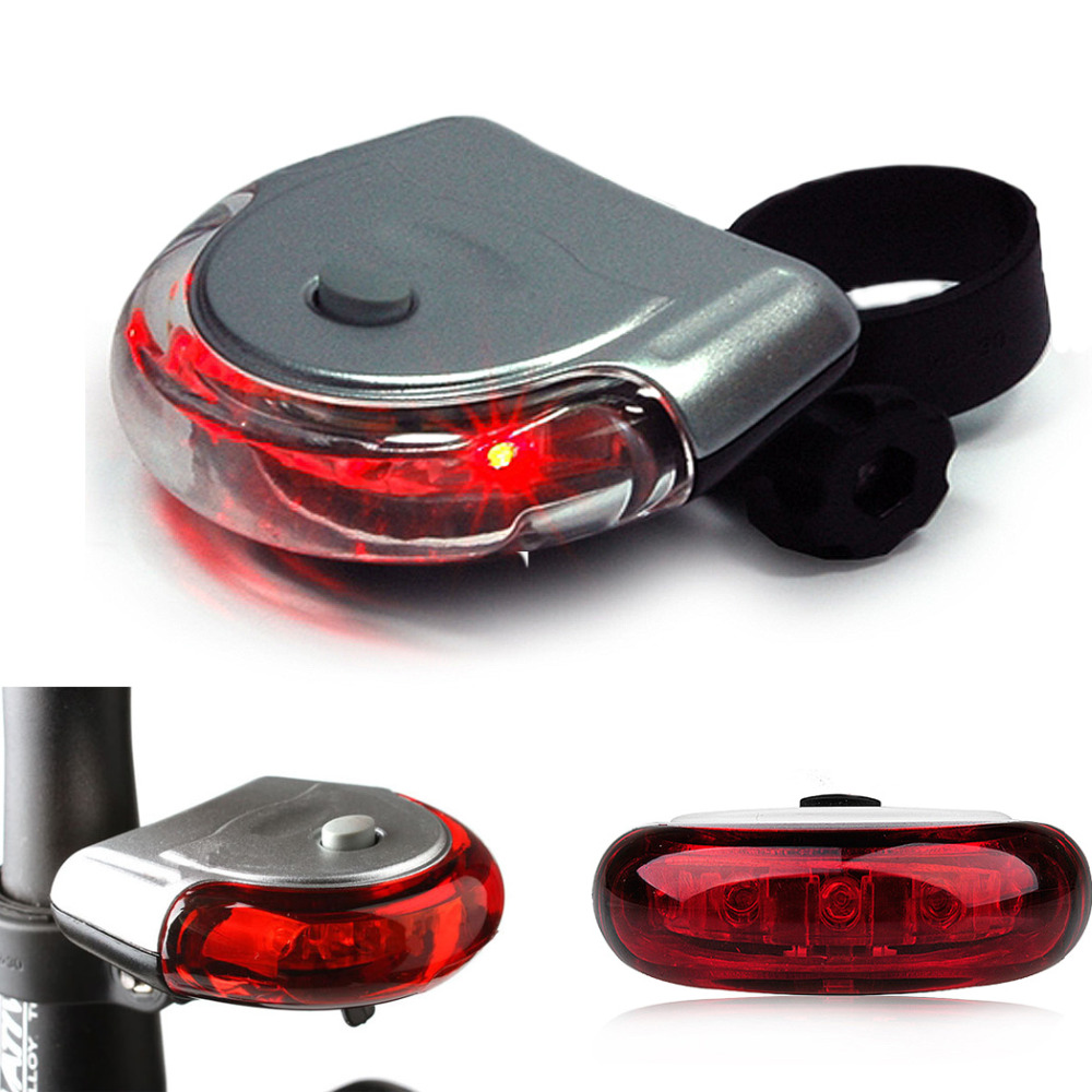 Cycling Bike Bicycle Super Bright 5 LED Rear Tail Light 3 Modes Lamp