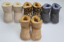 2016 Warm Pink Winter Boot Baby Girl Newborn Shoes Baby Moccasins With Fur Soft Soled Baby Shoes Newborn Baby Kids Boys Booties