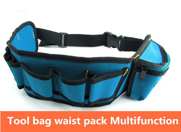 New waterproof   oxford cloth wear-resisting  waist pack portable fittings multifunction durable tool bag
