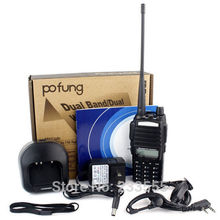 2pcs NEW Walkie Talkie Pofung UV 82 5W 128CH UHF VHF 136 174 400 520MHz FM