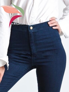 2015 европейский стиль женщины карандашом высокой талией джинсы сексуальные пакет хип тонкий эластичные джинсы узкие брюки брюки подходят брюки