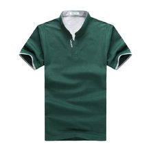 Free shIpping new 2016 summer hot sell stand collar short-sleeve polo shirt men cheap sell slim fit casual polo men 6-colors/TJ2