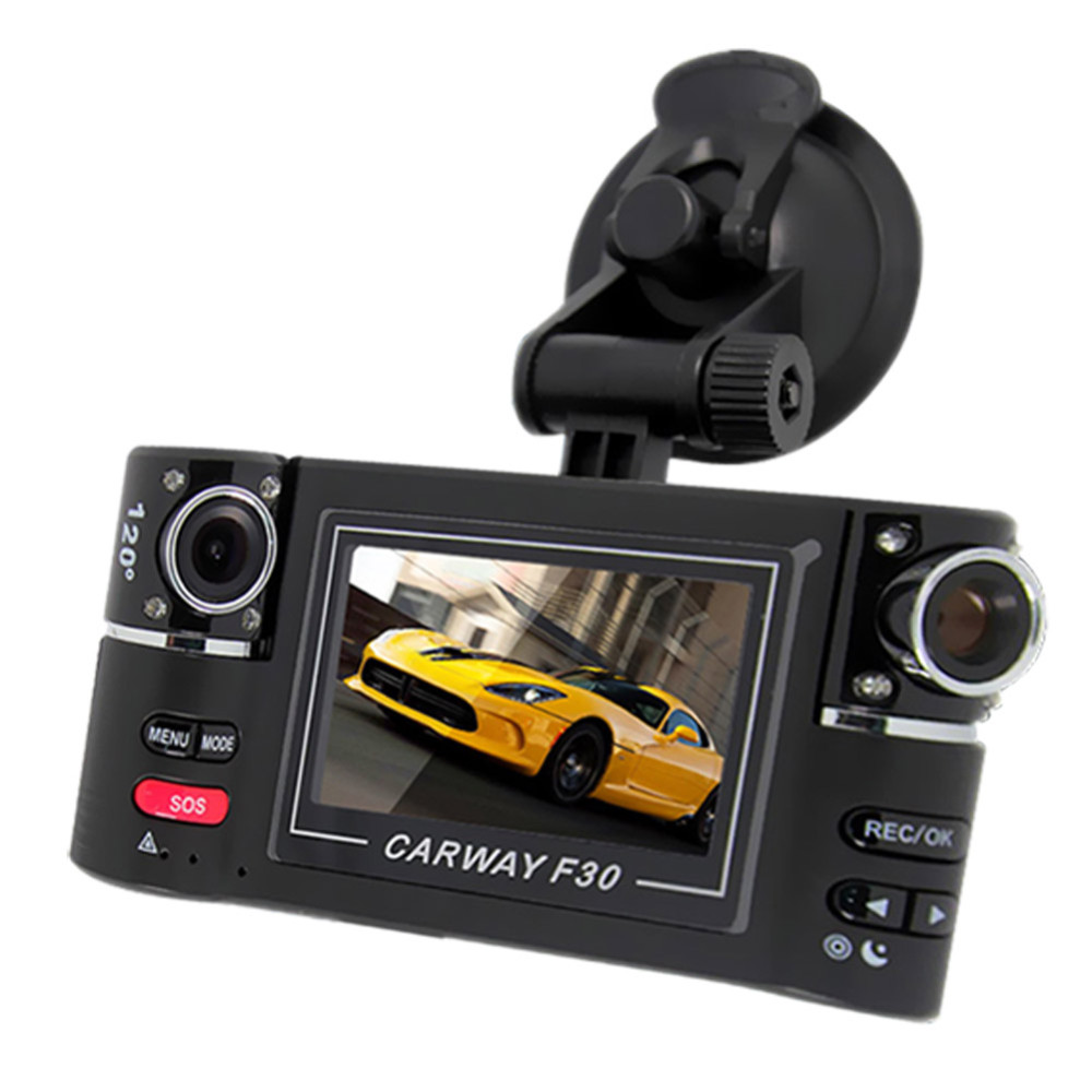 Car Camera Dual Lens F30 2.7" Car Camera Night Vision HD Car DVR Vehicle Driving Camcorder Video Recorder With Original Package