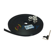 Hot Sale MXL Belt Pulley 3pcs 20 Tooth Pitch 2.032 Bore 5mm 6mm 6.35mm 8mm & 3 Meter MXL Open Ended Timing Belt Width 6mm