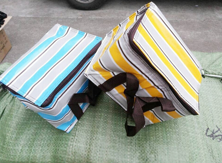 141421cm Stripe Pouch Lunch Bag Insulation Thermos Baby Feeding Bottle Warmer Baby Food Water Bottle Bag Insulated Feeding Bag (10)