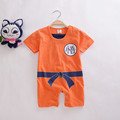 newborn baby rompers short sleeve 100 cotton cartoon baby boy clothes baby girl romper Dragon Ball