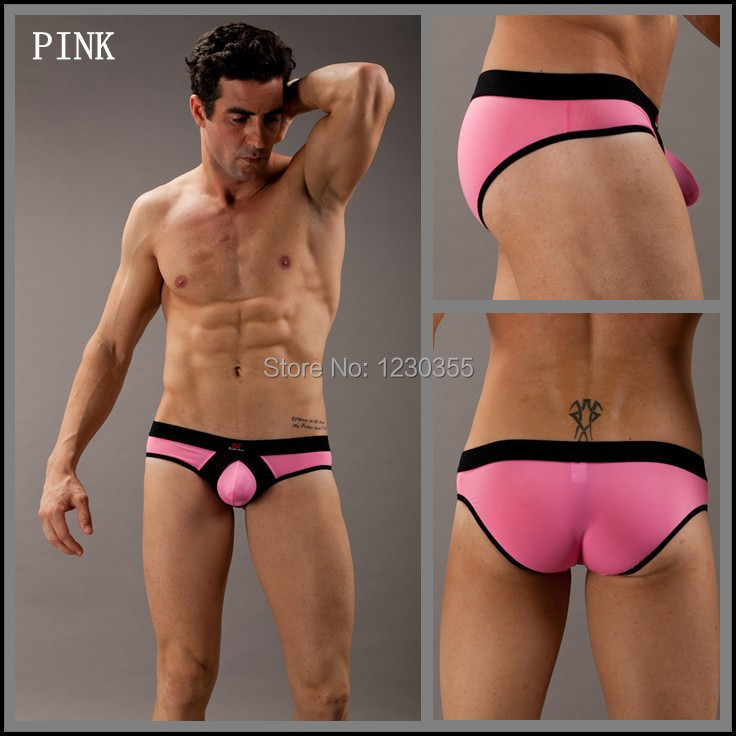 Mens Gay Underwear Clothes Thongs Silk 84