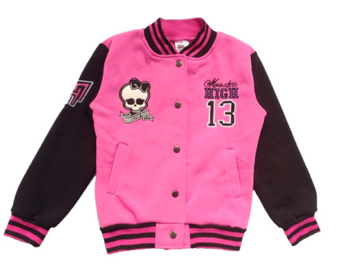 Гаджет  BHL Kid Girls Jacket Monster  Skull Coat High School Clothing Clothes Spring For SZ 6-10Y None Детские товары