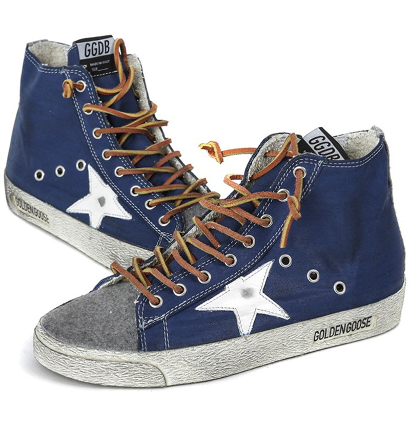 golden goose superstar arancione