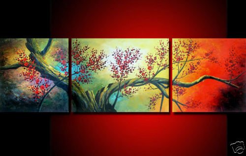 Pareti in tela: aliexpress acquista pezzo blu pittura su tela ... Pittura moderna pareti