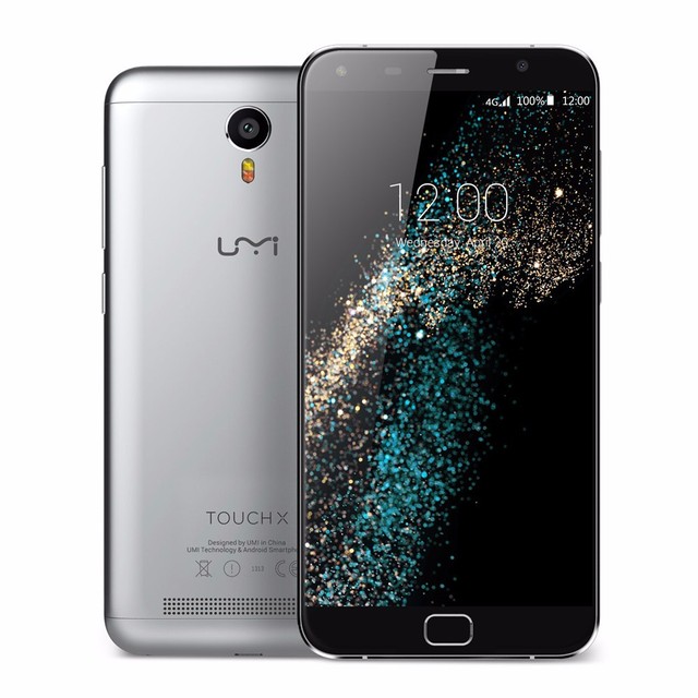 Original Umi Touch X Android 6.0 4000mah 4G LTE Smart Phone 2G RAM Quad-Core 8.0MP Camera 5.5" Metal Unibody 1080P 4000mah phone
