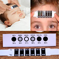 Professional 10pcs lot Baby Forehead Head Strip Thermometer Fever Body Baby Child Kid Test Temperature 100