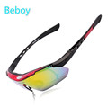 Polarized Sunglasses Cycling Glasses Bike Glasses Outdoor Sports Bicycle Sunglasses Goggles Cycling Eyewear Myopia Frame 5Lens