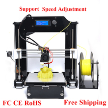 2016 Upgraded Quality High Precision Reprap Prusa i3 DIY 3d Printer kit with 20M Filament 8GB SD card and LCD for Free
