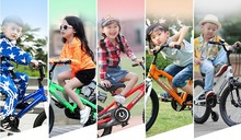 2015 new stroller Girls boys toys with 2 training wheels riding 2-4 years 16 inch metal kids bikes children bicycle child bike