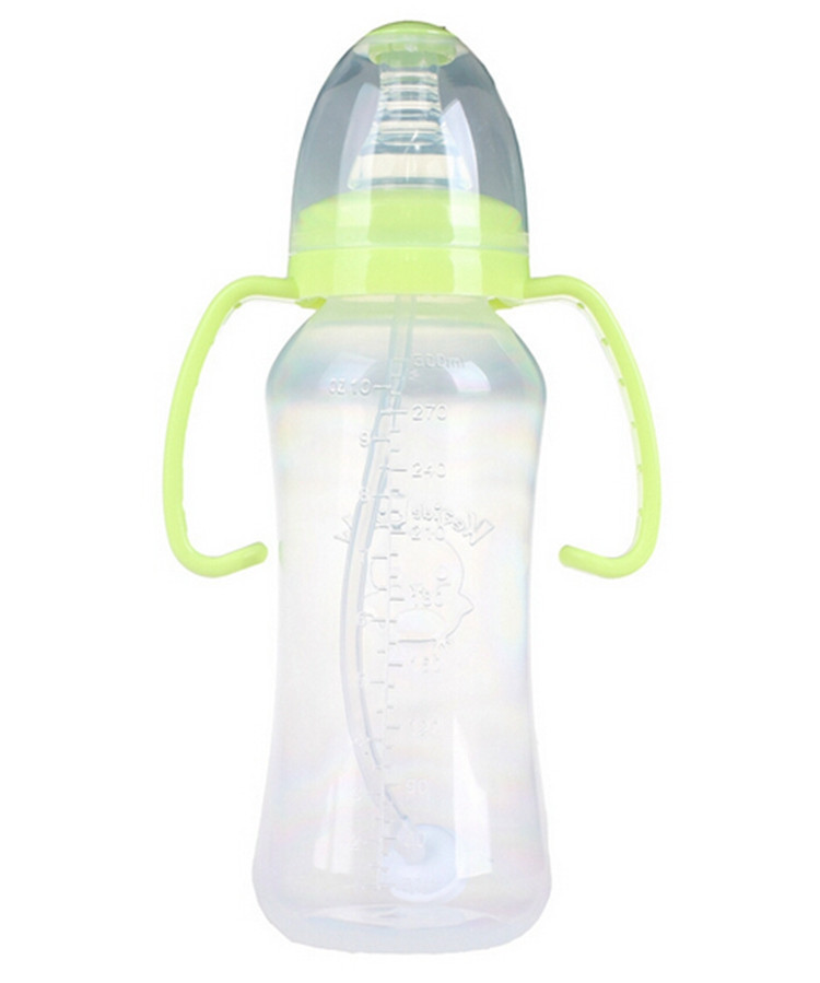 Plastic Baby Bottle Holder High Quality Baby Feeding Bottle Nuk Health Safety Baby Cup Straw Feeder Milk Juice Bottle Handle (4)