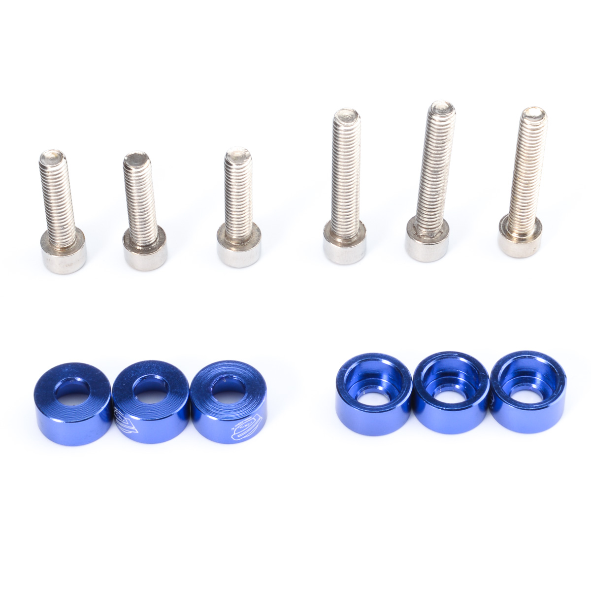 6pcs lot Blue JDM Car Gasket Screw Compartment Inlet pipe Auto Engine Parts suit Cup Washers