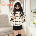 2016 new high quality children s winter faux Fur coat Children Outerwear Jacket warm Outerwear and