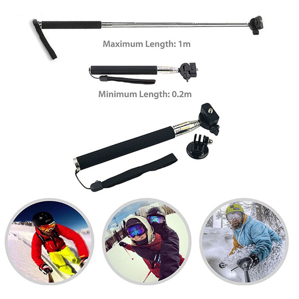 Monopod for gopro style camera
