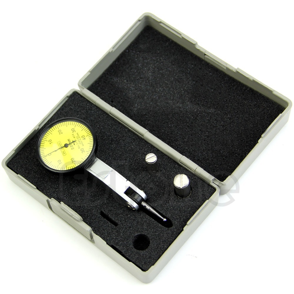 Free shipping 1PC Level Gauge Scale Dial Test Indicator Precision Metric Dovetail Rails 0 0 8mm