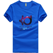 2016 Summer T-shirt New Brand Kevin Durant Basketball Fashion T shirt Jersey Sports Loose Best Letter KD Men Tops Tee Basic Wear