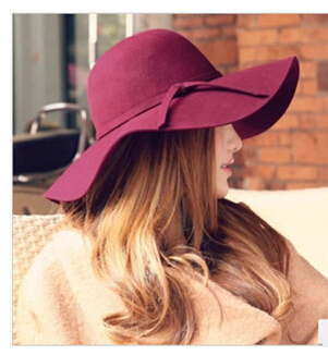 Hot sale summer fashion women sun hats 6 colors casual sun protection vintage beach wide brimmed