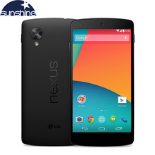 Unlocked Original LG Nexus 5 Refurbished Mobile phone 4.95″IPS 2GB RAM 32GB ROM Qualcomm Quad-core 13MP WCDMA GPS Andriod