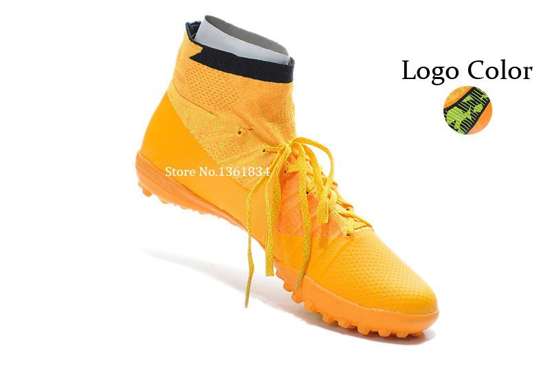 Dark-Grey-Hot-Sale-New-Fashion-High-Ankle-Football-Shoes-Mens-Indoor-Soccer-Cleats-2014-2015-Ankle-High-All-Yellow