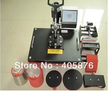 Advanced New Design 8 In 1 Combo Heat Press Machine ,Plate/Mug/Cap/TShirt heat press,heat transfer machine,Sublimation machine