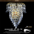 European Style Stainless Steel Wall Lamp Crystal Creative Simple Golden crysal wall lamp Living Room Bedroom