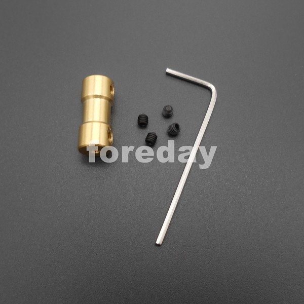 Description Picture 3 of item10PCS 3.17MM Shaft Motor Flexible Coupling Coupler Brass length 20mm 3.17 TO 3.17MM +4spanner *FD245X10(10p+4spanner)