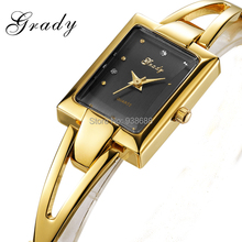 Grady oro mujeres 3 ATM impermeable mujeres de moda relojes mujeres ‘ s cuarzo libera el envío