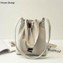 Canvas Handbag Women Shoulder Bag Canvas Brand Bags Designer Handbag Women Small Handbags Bucket Bag Sac Bolso Mujer Casual