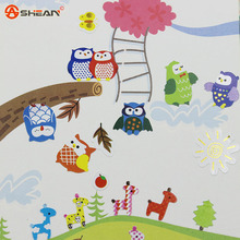 1Pcs Giraffe Owl Memo sticker Cute Drawing Diary Transparent Scrapbooking Calendar Album Decor Sticker Memo Pad