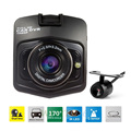 New GT300 Dual Lens Car Camera Full HD 1080P 2 Lens Car DVR Video Recorder Night