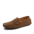 New Men s casual flat shoes men Genuine leather loafers fashion england style lazy Driving squard