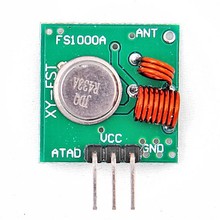 Free Shipping 1 pair 433Mhz/315MHz RF transmitter and receiver Module link kit for /ARM/MCU WL diy electronic kit