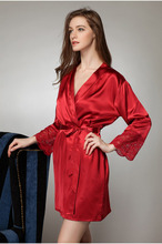 Large Size Sexy Silk Satin Robe Bathrobe Dressing Gowns For Women Perfect Bridesmaid Robes Nightgown for Bride and Lovers