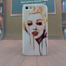 Stylish Marilyn Monroe Bubble Gum Hard Cover Case For iPhone 5 5G 5S Protective Back Case