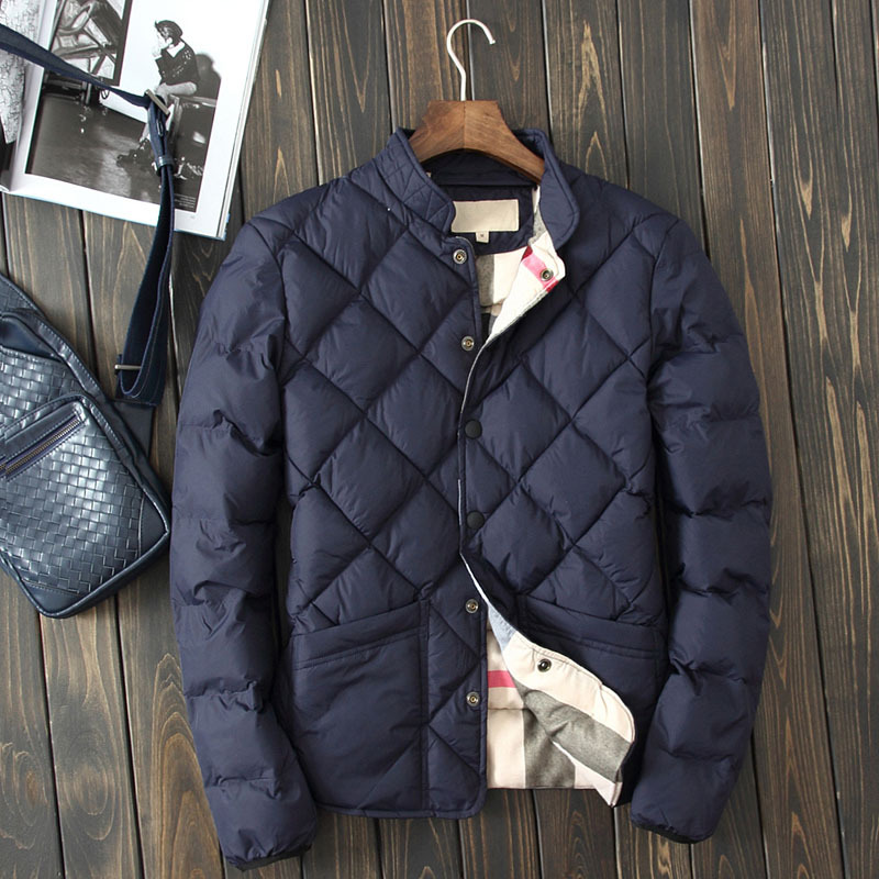 2015 Winter coat Men s fashion warm padded jacket mens cotton men casual European style winter