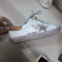 New fashion woman’s shoes female flats Golden goose casual current retro style lovers shoes do old man’s genuine leather shoe