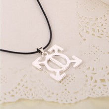 30 Seconds to Mars Logo Triad Pendant Necklaces Men Jewelry Geometric Shape Silver Collares Mujer Necklace